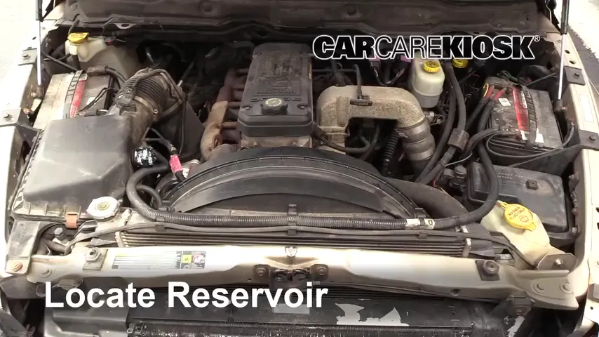 2004 Dodge Ram 2500 ST 5.9L 6 Cyl. Turbo Diesel Crew Cab Pickup (4 Door) Windshield Washer Fluid Add Fluid